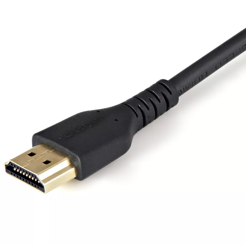 StarTech.com 3ft (1m) HDMI Cable with Locking Screw - 4K 60Hz HDR - High Speed HDMI 2.0 Monitor Cable with Locking Screw Connector for Secure Connection - HDMI Cable with Ethernet - M/M