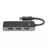StarTech.com 3 Port Multi Monitor Adapter - DisplayPort 1.4 to 3x 4K DisplayPort Video Splitter - Dual or Triple 4K - Laptop/Desktop DisplayPort MST Hub for Multiple Monitors - For Windows PCs Only