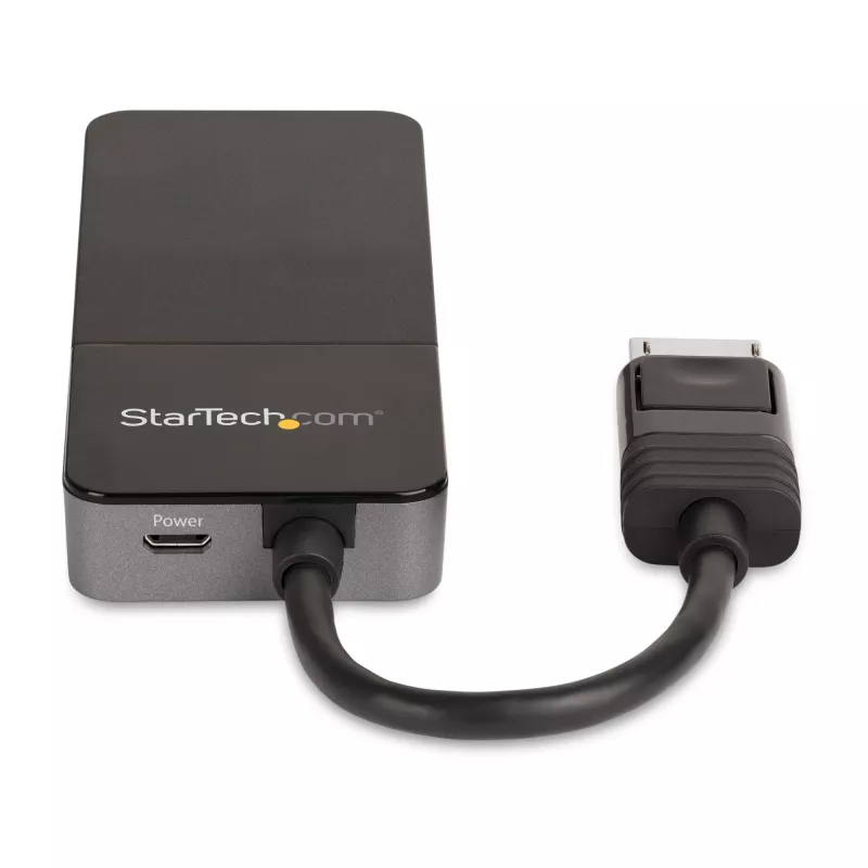 StarTech.com 3 Port Multi Monitor Adapter - DisplayPort 1.4 to 3x 4K DisplayPort Video Splitter - Dual or Triple 4K - Laptop/Desktop DisplayPort MST Hub for Multiple Monitors - For Windows PCs Only