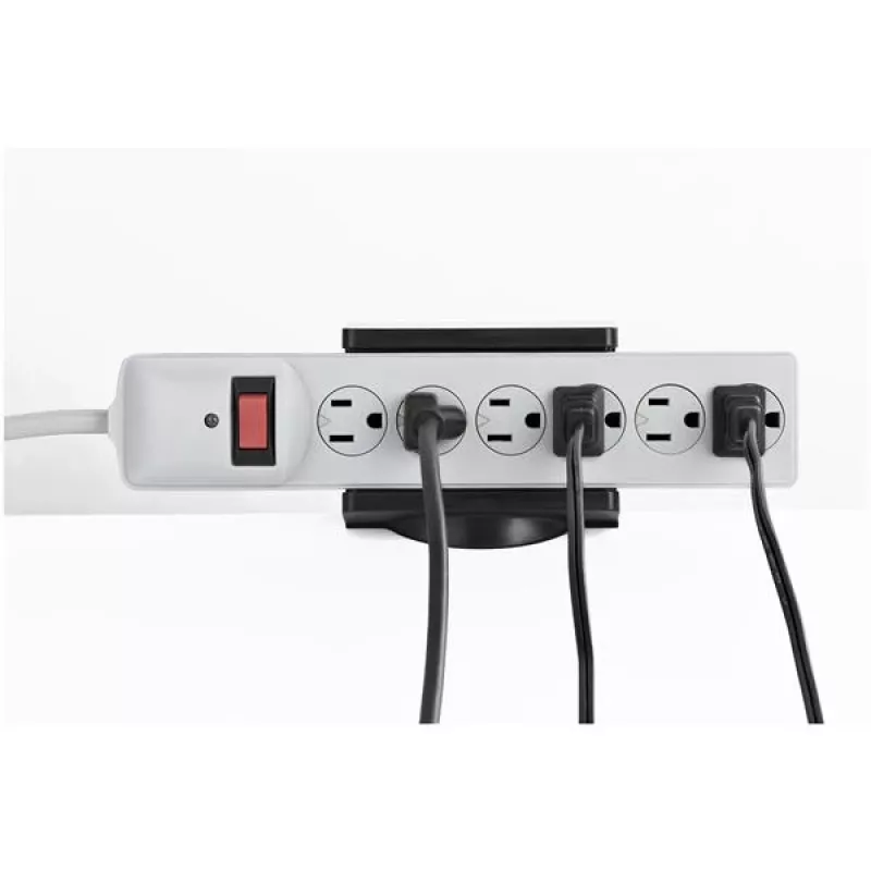 StarTech.com Universal Power Strip Desk Mount - Adjustable - Table Clamp Power Strip Holder
