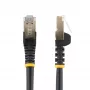 StarTech.com 1,5m CAT6a Ethernet Cable - 10 Gigabit Shielded Snagless RJ45 100W PoE Patch Cord - 10GbE STP Network Cable w/Strain Relief - Black Individually Tested/Wiring is UL Certified/TIA