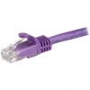 StarTech.com 1.5m CAT6 Ethernet Cable - Purple CAT 6 Gigabit Ethernet Wire -250MHz 100W PoE RJ45 UTP Network/Patch Cord Snagless w/Strain Relief Individually Tested
