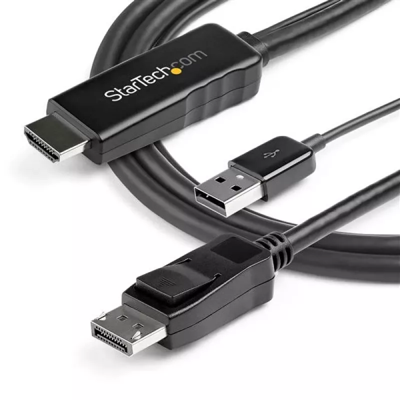 StarTech.com 3 m (9.8 ft.) HDMI to DisplayPort Cable - 4K 30Hz