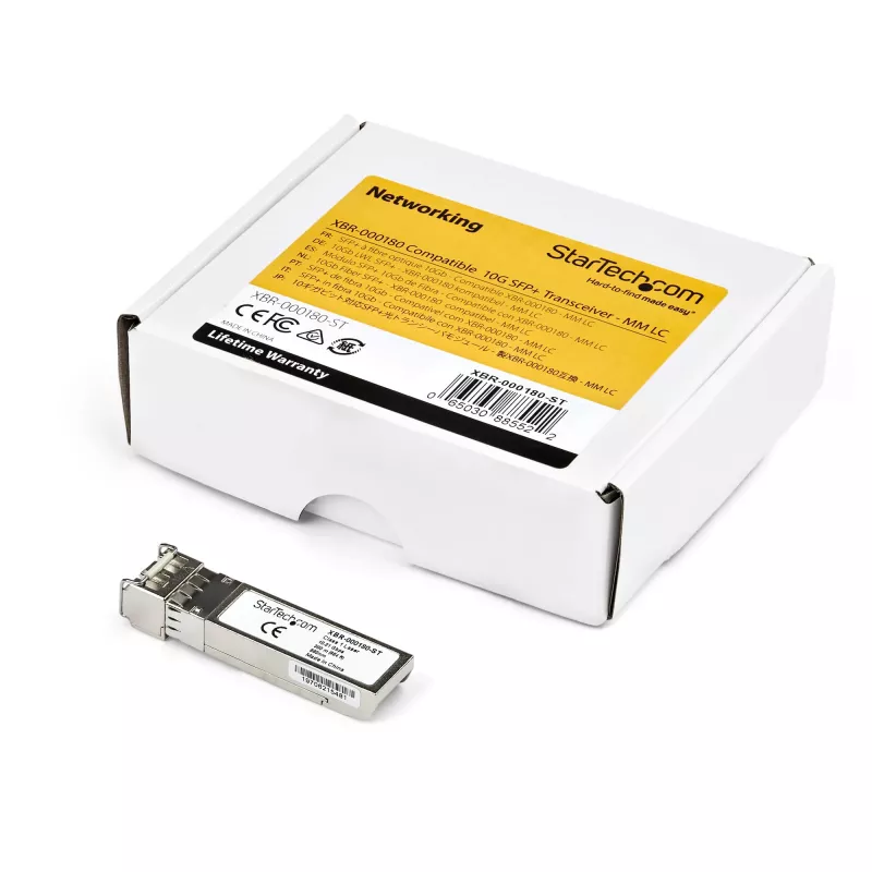 StarTech.com Extreme Networks 10302 Compatible SFP+ Module - 10GBASE-LR - 10GbE Single Mode Fiber SMF Optic Transceiver - 10GE Gigabit Ethernet SFP+ - LC 10km - 1310nm - DDM