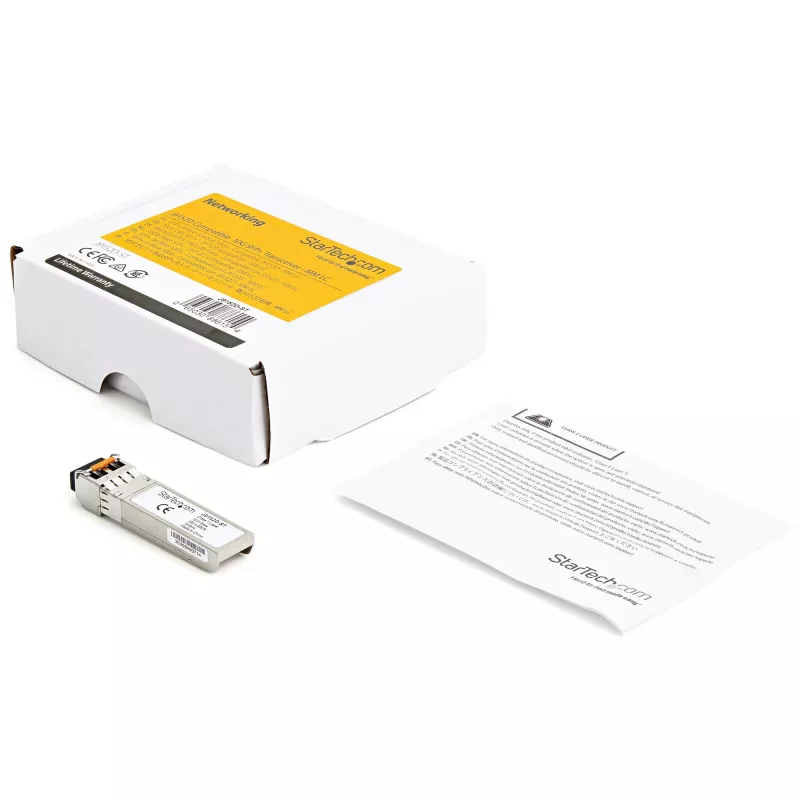 StarTech.com HPE J9152D Compatible SFP+ Module - 10GBASE-LRM - 10GbE Multi Mode Fiber Optic Transceiver - 10GE Gigabit Ethernet SFP+ - LC 200m - 1310nm - DDM HPE 1850, 2540, 2930M