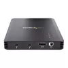 StarTech.com 4 Bay Thunderbolt 3 NVMe Enclosure, For M.2 NVMe SSD Drives, 1x DisplayPort Video/ 2x TB3 Downstream Ports, 40Gbps, 72W Power Supply, External Hard Drive Enclosure