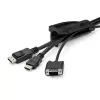 StarTech.com 1.5 m (4.9 ft.) Cable-Management Sleeve - Spiral - 25 mm (1 in.) Diameter