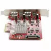 StarTech.com 4-Port USB PCIe Card - 10Gbps USB PCI Express Expansion Card w/ 2 Controllers - 2x USB-C & 2x USB-A ports (USB 3.2/3.1 Gen 2) - USB/USB-C PCI-e Card - Full Profile