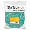 StarTech.com 100ft Hook and Loop Roll - Cut-to-Size Reusable Cable Ties - Bulk Industrial Wire Fastener Tape /Adjustable Fabric Wraps Green / Resuable Self Gripping Cable Management Straps