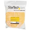 StarTech.com 100ft Hook and Loop Roll - Cut-to-Size Reusable Cable Ties - Bulk Industrial Wire Fastener Tape /Adjustable Fabric Wraps Yellow / Resuable Self Gripping Cable Management Straps