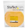 StarTech.com 50ft Hook and Loop Roll - Cut-to-Size Reusable Cable Ties - Bulk Industrial Wire Fastener Tape /Adjustable Fabric Wraps Yellow / Resuable Self Gripping Cable Management Straps
