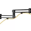 StarTech.com Desk Mount Dual Monitor Arm - Desk Clamp VESA Compatible Monitor Mount for up to 32 inch Displays - Ergonomic Articulating Monitor Arm - Height Adjustable/Tilt/Swivel/Rotating