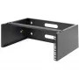 StarTech.com 4U Wall Mount Network Rack - 14 inch Deep (Low Profile) - 19 inch Patch Panel Bracket for Shallow Server and IT Equipment, Network Switches - 44lbs/20kg Weight Capacity, Black