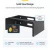 StarTech.com 4U Wall Mount Network Rack - 14 inch Deep (Low Profile) - 19 inch Patch Panel Bracket for Shallow Server and IT Equipment, Network Switches - 44lbs/20kg Weight Capacity, Black