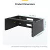 StarTech.com 4U Wall Mount Network Rack - 14 inch Deep (Low Profile) - 19 inch Patch Panel Bracket for Shallow Server and IT Equipment, Network Switches - 44lbs/20kg Weight Capacity, Black