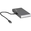 StarTech.com Dual-Monitor Thunderbolt Mini Dock, 4K 60Hz HDMI, Driverless Hub for Windows & Mac, Gigabit Ethernet, 1 x USB 5Gbps & 1x USB 2.0, 11in (28cm) Cable