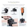 StarTech.com Desk Mount Monitor Arm with 2x USB 3.0 Ports, Full Motion Single Monitor Mount, up to 34 inch (17.6lb/8kg) VESA Display, Clamp/Grommet Mount, Mechanical Spring