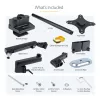 StarTech.com Desk Mount Monitor Arm with 2x USB 3.0 Ports, Full Motion Single Monitor Mount, up to 34 inch (17.6lb/8kg) VESA Display, Clamp/Grommet Mount, Mechanical Spring