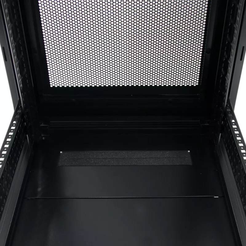 StarTech.com 4-Post 32U Server Rack Cabinet, Lockable 19 inch Data Rack Cabinet for Computer / AV / IT Equipment, Office / Home Network Rack with Casters & Adjustable Mounting Rails