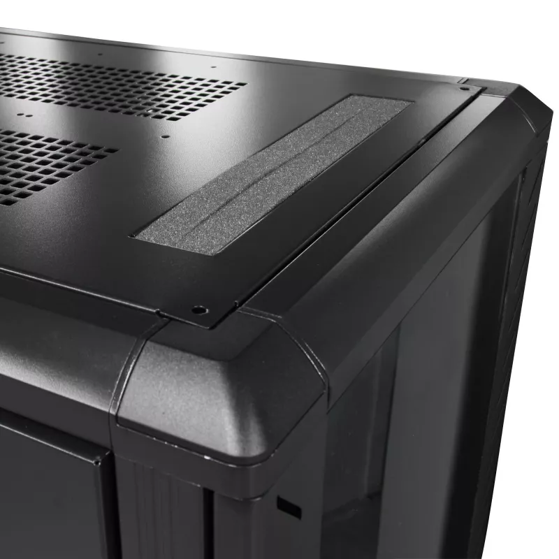 StarTech.com 4-Post 32U Server Rack Cabinet, Lockable 19 inch Data Rack Cabinet for Computer / AV / IT Equipment, Office / Home Network Rack with Casters & Adjustable Mounting Rails
