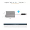 StarTech.com USB 3.0 to Quad HDMI Adapter, USB to 4x HDMI Monitor Converter for Windows (no support for macOS/ChromeOS/Linux) - TAA