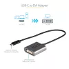StarTech.com USB C to DVI Adapter - 1920x1200p USB-C to DVI-D Adapter Dongle - USB Type C to DVI Display/Monitor - Video Converter - Thunderbolt 3 Compatible - 12 inch Long Attached Cable - Upgraded Version of CDP2DVI