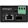 StarTech.com PoE+ Industrial Fiber to Ethernet Media Converter 30W - SFP to RJ45 - Singlemode/Multimode Fiber to Copper Gigabit Ethernet - Mini/Compact Size - IP-30/ -40 to +75C