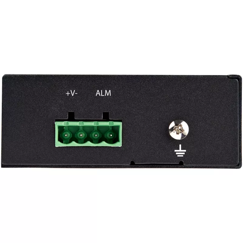 StarTech.com PoE+ Industrial Fiber to Ethernet Media Converter 60W - SFP to RJ45 - Singlemode/Multimode Fiber to Copper Gigabit Ethernet - Compact Size - IP-30/ -40 to +75C
