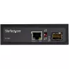 StarTech.com PoE+ Industrial Fiber to Ethernet Media Converter 60W - SFP to RJ45 - Singlemode/Multimode Fiber to Copper Gigabit Ethernet - Compact Size - IP-30/ -40 to +75C