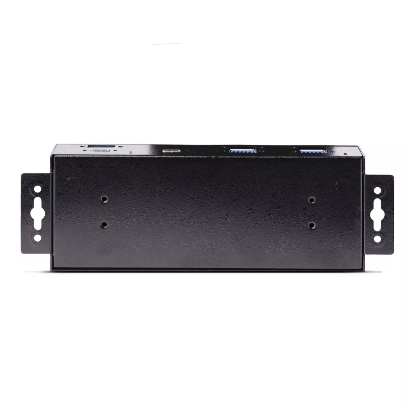 StarTech.com 7-Port Industrial USB 10Gbps Hub with Power Adapter, Metal, Mountable, 5x USB-A and 2x USB-C Downstream Ports, ESD Protection, Powered USB Hub, TAA