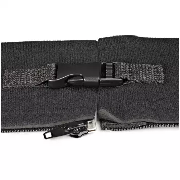 StarTech.com 40 inch (1m) Neoprene Cable Management Sleeve with Zipper & Buckle - 1.2 inch (3cm) Diameter - Computer/PC Power/Network/AV Cord Cover/Manager - Flexible Cable Organizer Wrap - Black