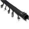 StarTech.com 40 inch (1m) Neoprene Cable Management Sleeve with Zipper & Buckle - 1.2 inch (3cm) Diameter - Computer/PC Power/Network/AV Cord Cover/Manager - Flexible Cable Organizer Wrap - Black
