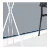 StarTech.com 100 Pack Cable Tie Mounts with Adhesive Tape for 0.21 in. (5.5 mm) Wide Ties - Nylon/Plastic Zip Tie Mounts - Electrical/Network Cable Wrap Mounts / 94V-2 Fire & UL Rated TAA