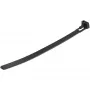 StarTech.com 6 inch(15cm) Reusable Cable Ties - 1/4 inch(7mm) wide, 1-3/8 inch(35mm) Bundle Dia. 50lb(22kg) Tensile Strength, Releasable Nylon Ties, Indoor/Outdoor, 94V-2/UL Listed, 100 Pack - Black