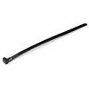 StarTech.com 8 inch(20cm) Reusable Cable Ties - 1/4 inch(7mm) wide, 1-7/8 inch(50mm) Bundle Dia. 50lb(22kg) Tensile Strength, Releasable Nylon Ties, Indoor/Outdoor, 94V-2/UL Listed, 100 Pack - Black