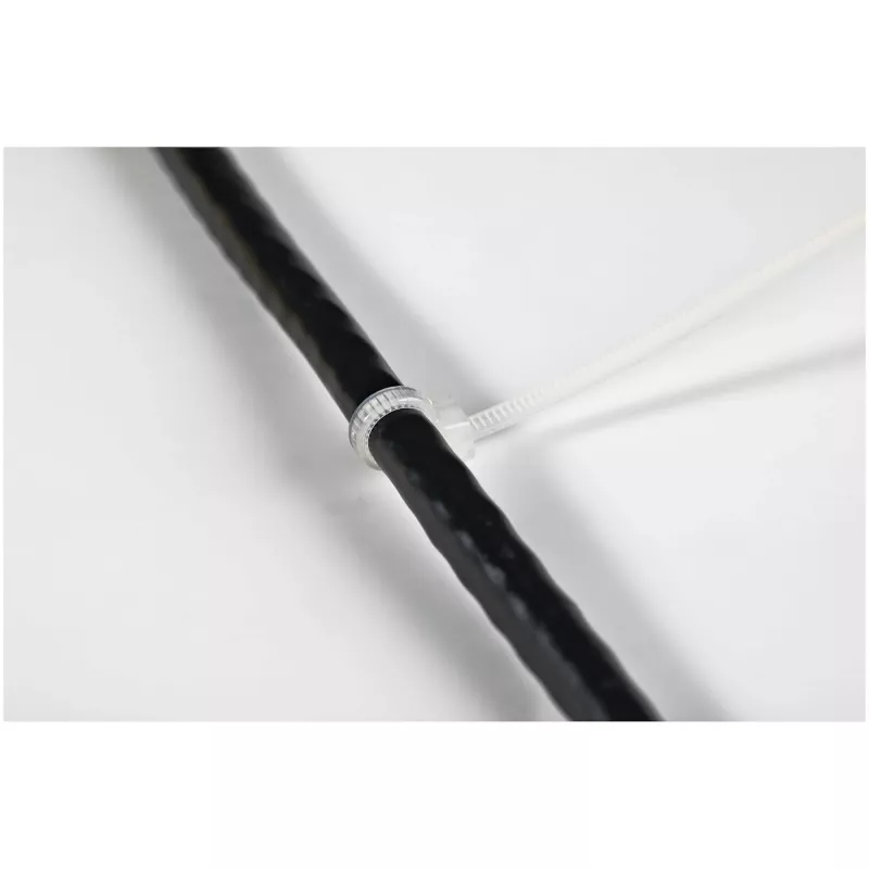 StarTech.com 4 inch(10cm) Cable Ties - 1/16 inch(2mm) wide, 7/8 inch(22mm) Bundle Diameter, 18lb(8kg) Tensile Strength, Nylon Self Locking Zip Ties with Curved Tip - 94V-2/UL Listed, 1000 Pack - White