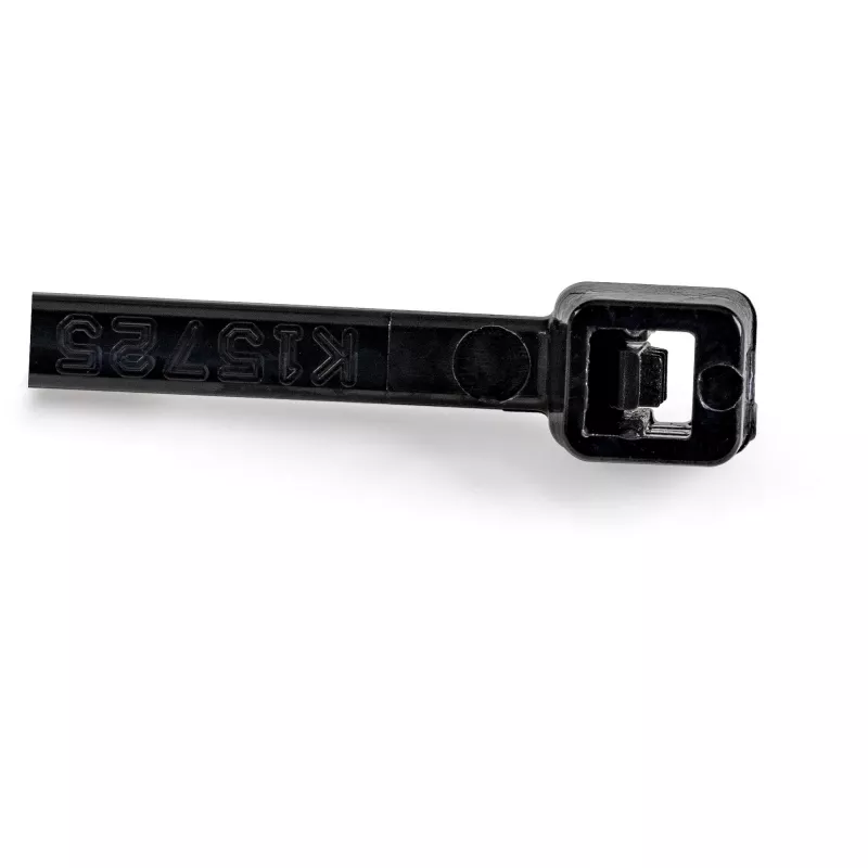 StarTech.com 4 inch(10cm) Cable Ties - 1/16 inch(2mm) wide, 7/8 inch(22mm) Bundle Diameter, 18lb(8kg) Tensile Strength, Nylon Self Locking Zip Ties with Curved Tip - 94V-2/UL Listed, 1000 Pack - Black