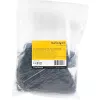 StarTech.com 4 inch(10cm) Cable Ties - 1/16 inch(2mm) wide, 7/8 inch(22mm) Bundle Diameter, 18lb(8kg) Tensile Strength, Nylon Self Locking Zip Ties with Curved Tip - 94V-2/UL Listed, 1000 Pack - Black