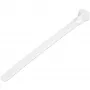 StarTech.com 5 inch(12cm) Reusable Cable Ties - 1/4 inch(7mm) wide, 1-1/8 inch(30mm) Bundle Dia. 50lb(22kg) Tensile Strength, Releasable Nylon Ties, Indoor/Outdoor, 94V-2/UL Listed, 100 Pack - White