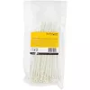 StarTech.com 8 inch(20cm) Cable Ties with Mounting Hole - 1/8 inch(4mm) wide, 2 inch(52mm) Bundle Diameter, 50lb(22kg) Tensile Strength, Nylon 66 Self Locking Ties w/Screw Hole, UL Listed, 100 Pack