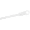 StarTech.com 4 inch(10cm) Cable Ties with Mounting Hole - 1/16 inch(2mm) wide, 7/8 inch(24mm) Bundle Dia. 18lb(8kg) Tensile Strength, Nylon 66 Self Locking Ties w/Screw Hole, UL Listed, 100 Pack