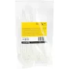 StarTech.com 6 inch(15cm) Cable Ties with Mounting Hole - 1/8 inch(3mm) wide, 1-1/2 inch(40mm) Bundle Dia. 40lb(18kg) Tensile Strength, Nylon 66 Self Locking Ties w/Screw Hole, UL Listed, 100 Pack