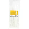 StarTech.com 10 inch(25cm) Cable Ties - 1/8 inch(4mm) wide, 2-5/8 inch(68mm) Bundle Diameter, 50lb(22kg) Tensile Strength, Nylon Self Locking Zip Ties w/ Curved Tip - 94V-2/UL Listed, 100 Pack - White
