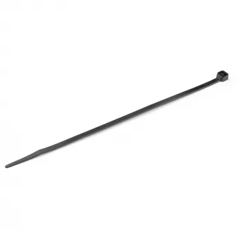 StarTech.com 8 inch(20cm) Cable Ties - 1/8 inch(4mm) wide, 2-1/8 inch(55mm) Bundle Diameter, 50lb(22kg) Tensile Strength, Nylon Self Locking Zip Ties w/ Curved Tip - 94V-2/UL Listed, 1000 Pack - Black