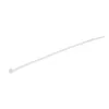 StarTech.com 100-Pack 6 inch(15cm) Cable Ties - 1/8 inch(3.6mm) wide, 1-3/8 inch(39mm) Bundle Diameter, 40lb(18kg) Tensile Strength, Nylon Self Locking Zip Ties with Curved Tip, UL Listed, White - TAA