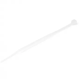StarTech.com 4 inch(10cm) Cable Ties - 1/16 inch(2mm) wide, 7/8 inch(22mm) Bundle Diameter, 18lb(8kg) Tensile Strength, Nylon Self Locking Zip Ties with Curved Tip - 94V-2/UL Listed, 100 Pack - White