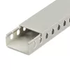 StarTech.com Open Slot Cable Management Raceway with Cover, 2 inch(50mm)W x 1 inch(25mm)H - 6.5ft(2m) length - 1/4 inch(8mm) Slots, PVC Network Cable Hider/Wall Wire Duct, Max 25 Cables, UL Listed