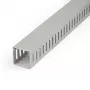 StarTech.com Open Slot Cable Management Raceway with Cover, 2 inch(50mm)W x 2 inch(50mm)H - 6.5ft(2m) length - 1/4 inch(8mm) Slots, PVC Network Cable Hider/Wall Wire Duct, Max 80 Cables, UL Listed