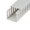 StarTech.com Open Slot Cable Management Raceway with Cover, 2 inch(50mm)W x 2 inch(50mm)H - 6.5ft(2m) length - 1/4 inch(8mm) Slots, PVC Network Cable Hider/Wall Wire Duct, Max 80 Cables, UL Listed