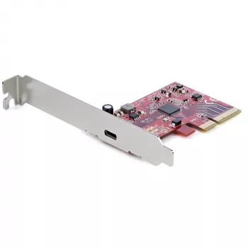 StarTech.com 1-Port USB 3.2 Gen 2x2 PCIe Card, USB-C 20Gbps SuperSpeed PCI Express 3.0 x4 Controller Card, USB Type-C Adapter Card, Data Only, Windows/macOS/Linux, TAA